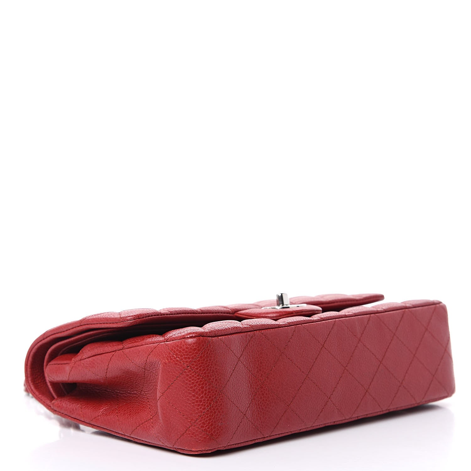 Chanel Caviar Quilted Medium Double Flap Red 4 of 15