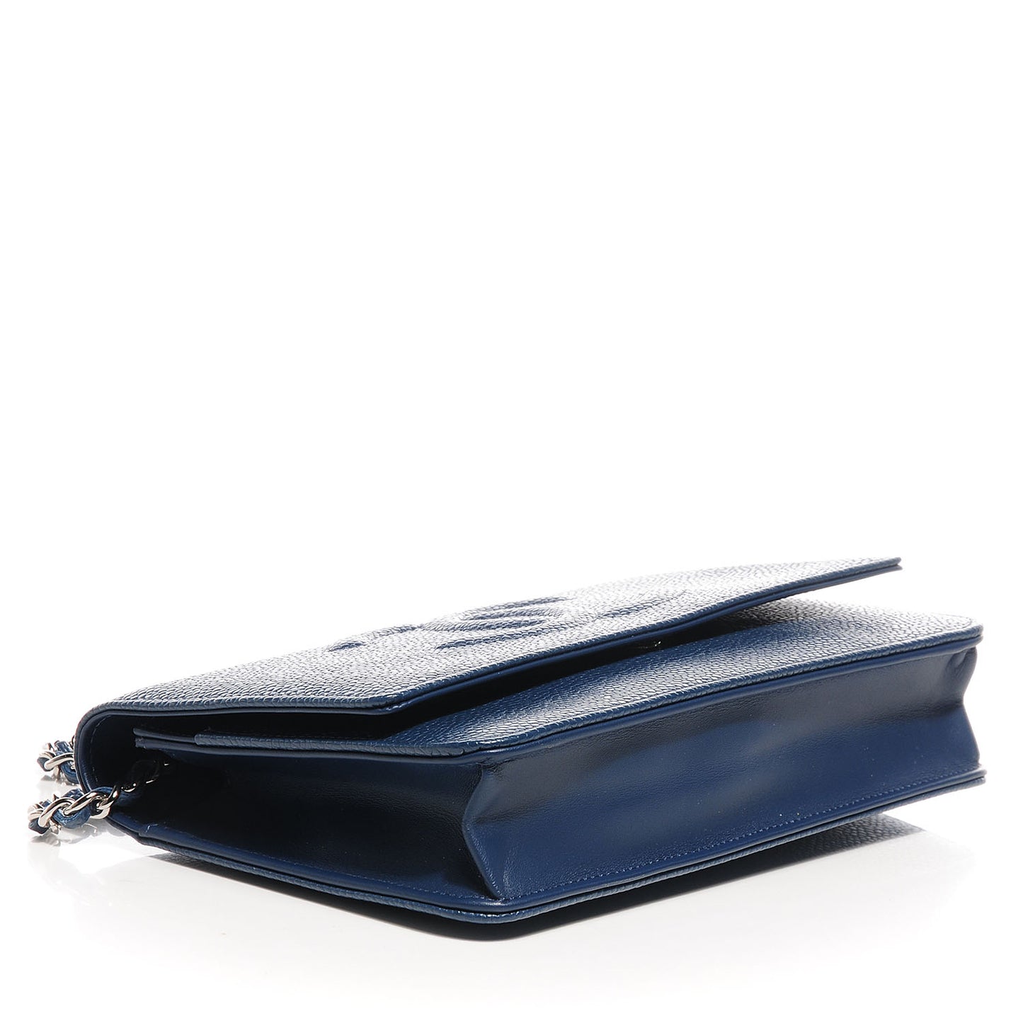 Caviar Timeless CC Wallet on Chain WOC Navy Blue