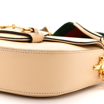 Gucci Azalea Calfskin Web Mini Horsebit 1955 Shoulder Bag Bubble Tea 10 of 13