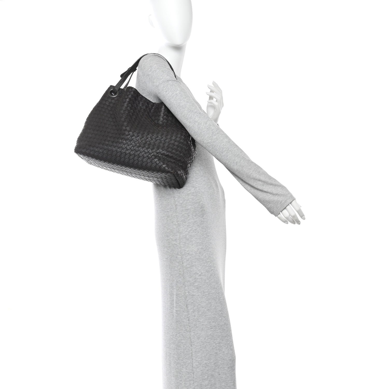 Bottega Veneta Nappa Intrecciato Garda Bag Ebano 2 of 15