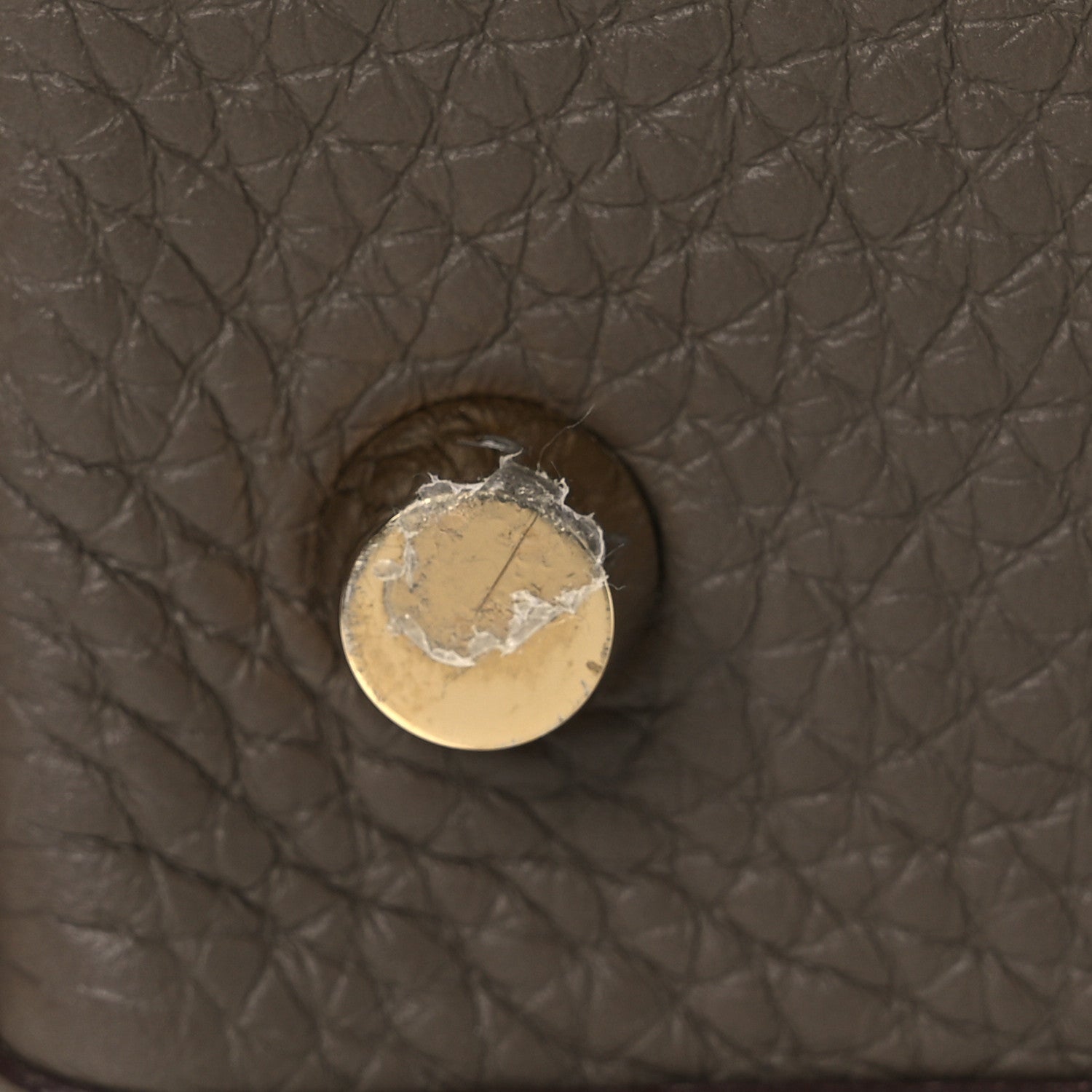 Hermes Taurillon Clemence Lindy 26 Etoupe 15 of 17