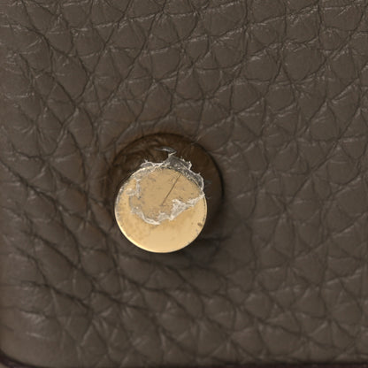 Hermes Taurillon Clemence Lindy 26 Etoupe 15 of 17