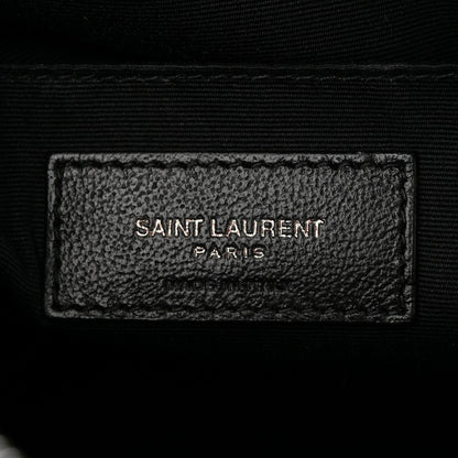 Saint Laurent Calfskin Matelasse Monogram Lou Camera Bag Black 6 of 11