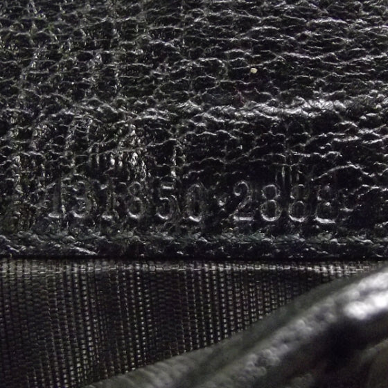 Leather French Junco Wallet Black