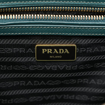 Prada Saffiano Medium Galleria Double Zip Tote Ottanio 7 of 17
