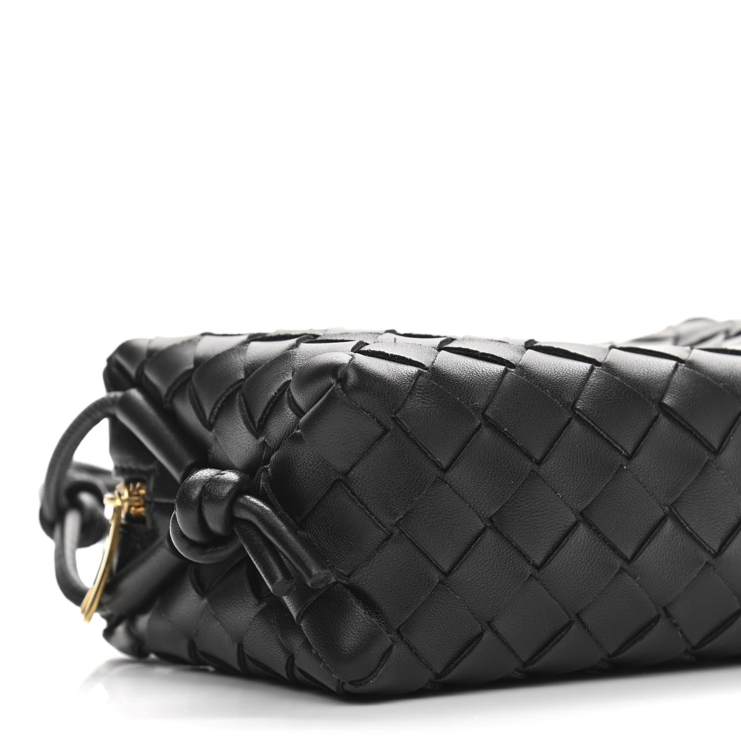 Bottega Veneta Nappa Intrecciato Mini Loop Camera Bag Black 8 of 9