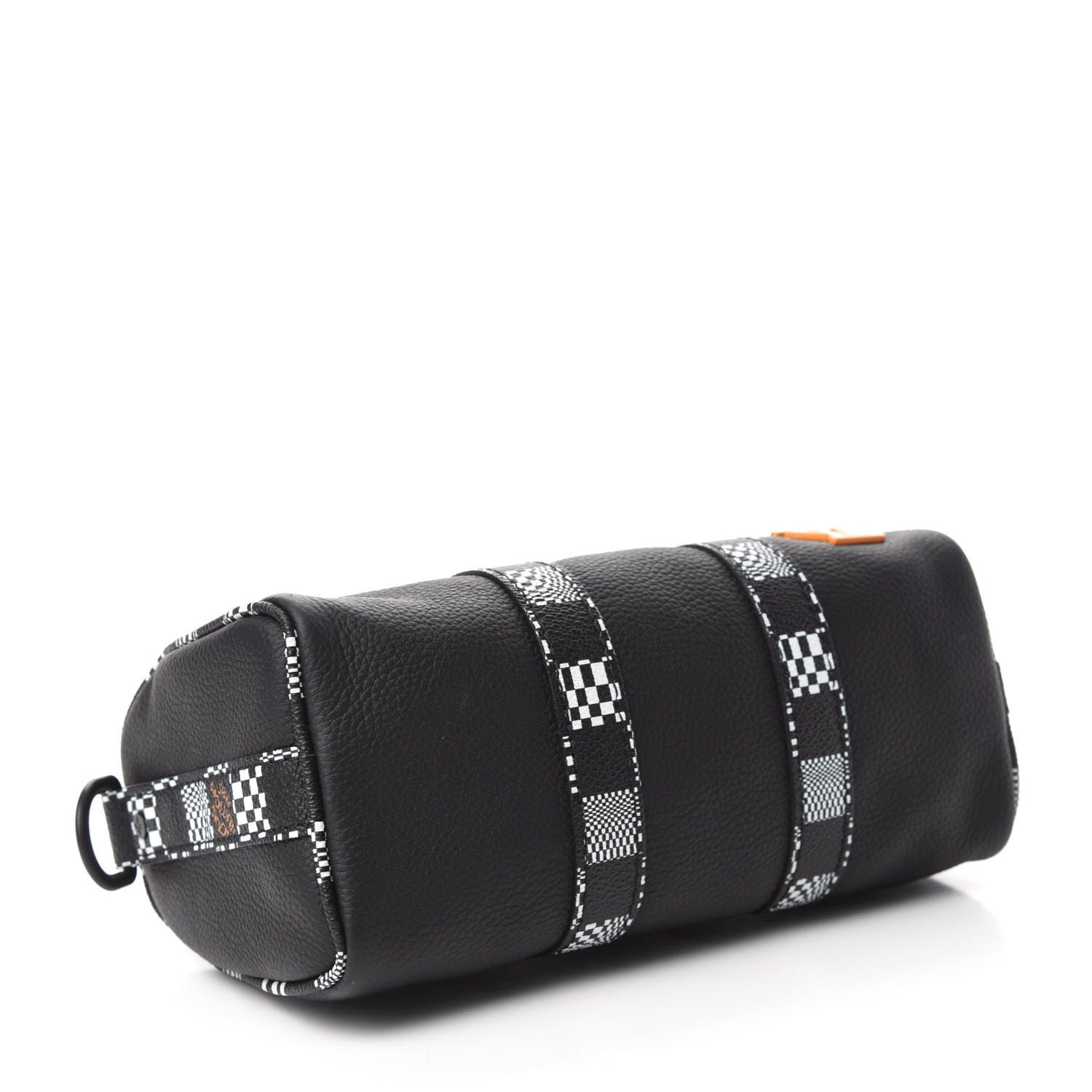 Louis Vuitton Calfskin Damier Distorted Keepall XS Black 4 of 10