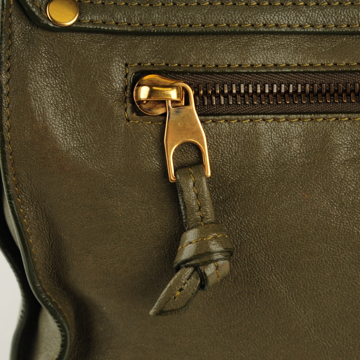 Proenza Schouler Lambskin Medium PS1 Satchel Dark Olive 13 of 13
