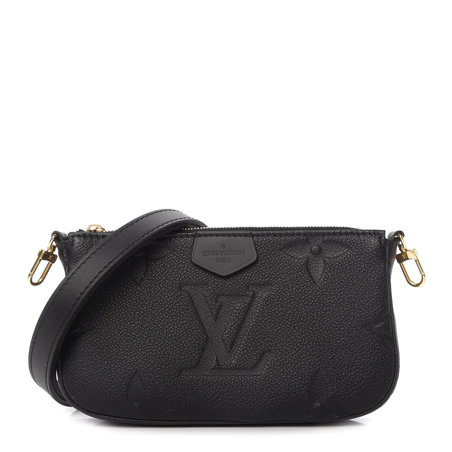 Louis Vuitton Empreinte Monogram Giant Multi Pochette Accessories Large Pochette Black 1 of 9