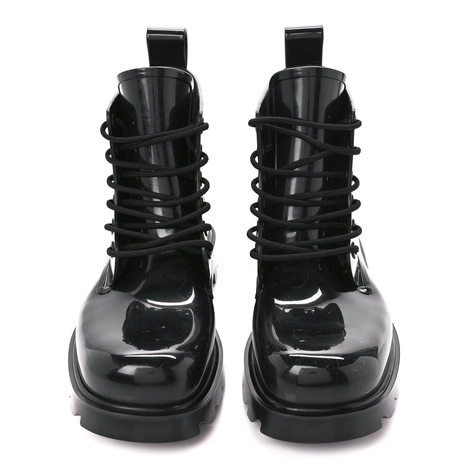 Bottega Veneta Rubber Stride Ankle Boots 39 Black 2 of 7