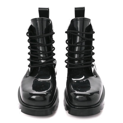 Bottega Veneta Rubber Stride Ankle Boots 39 Black 2 of 7