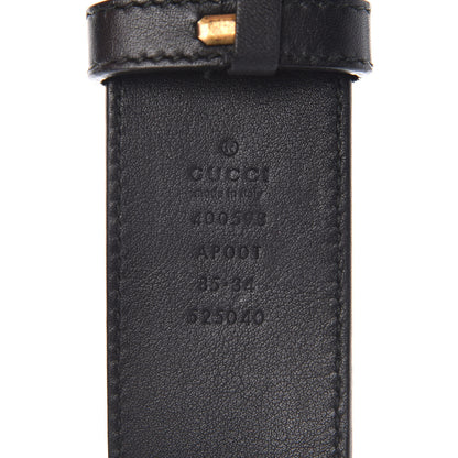 Gucci Calfskin Double G 40mm Belt 85 34 Black 7 of 8