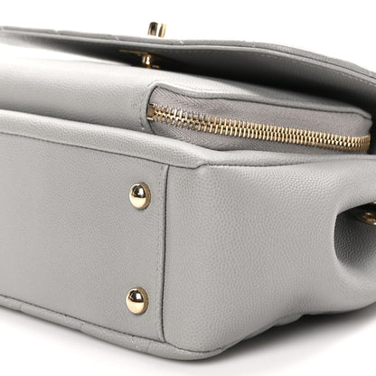 Chanel Caviar Quilted Medium Business Affinity Flap Grey 10 of 10
