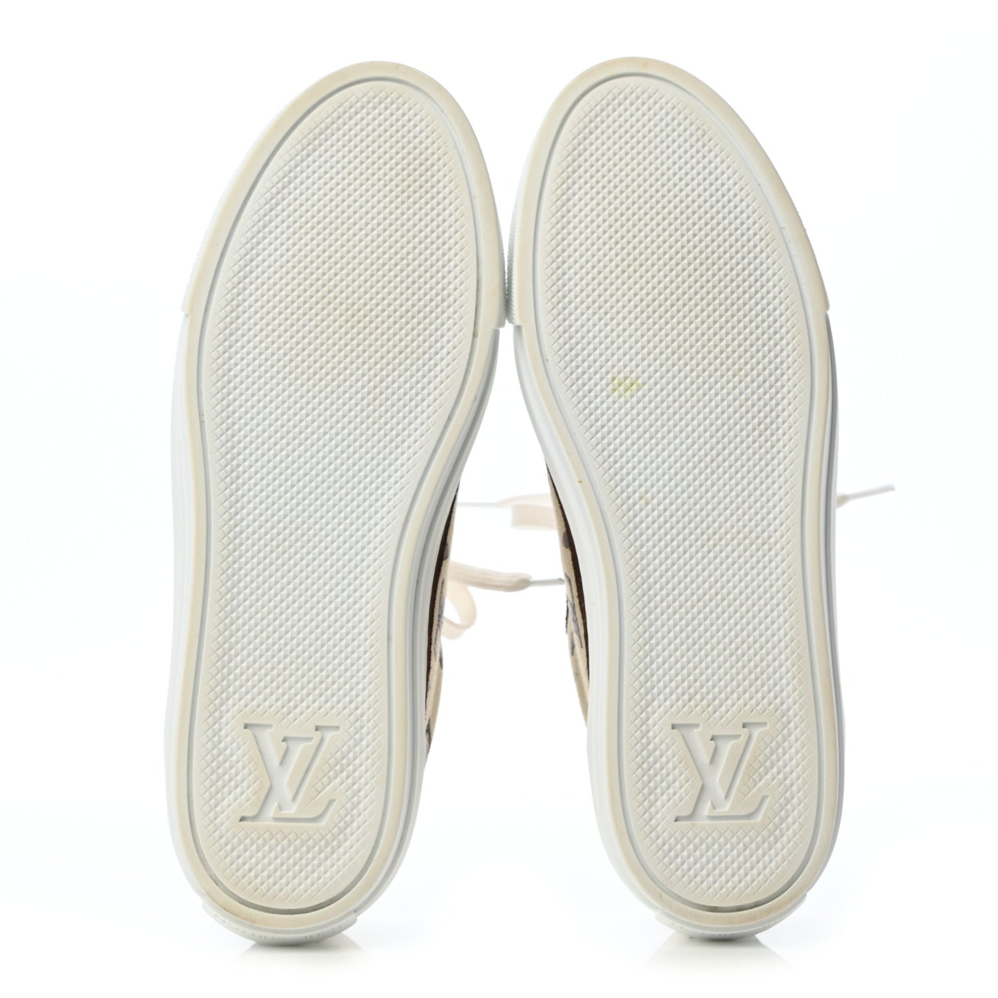 Calfskin Monogram Stellar Sneakers 36.5 Beige