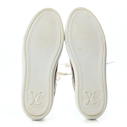 Louis Vuitton Calfskin Monogram Stellar Sneakers 36.5 Beige 5 of 8