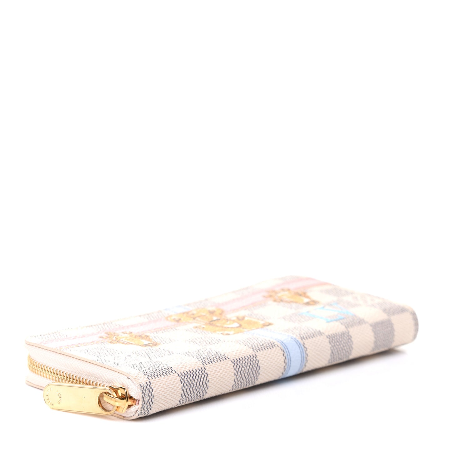 Damier Azur Summer Trunks Clemence Wallet