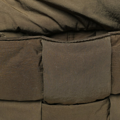 Bottega Veneta Nylon Intrecciato Padded Tech Small Cassette Bag Mud 12 of 16