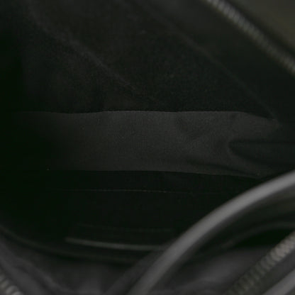 Saint Laurent Calfskin Matelasse Monogram Monochrome Lou Camera Bag Black 4 of 9