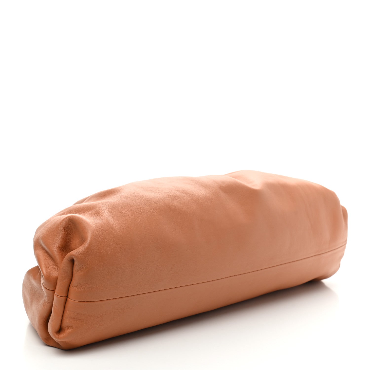 Bottega Veneta Smooth Butter Calf The Pouch Oversized Clutch Cammello 4 of 9