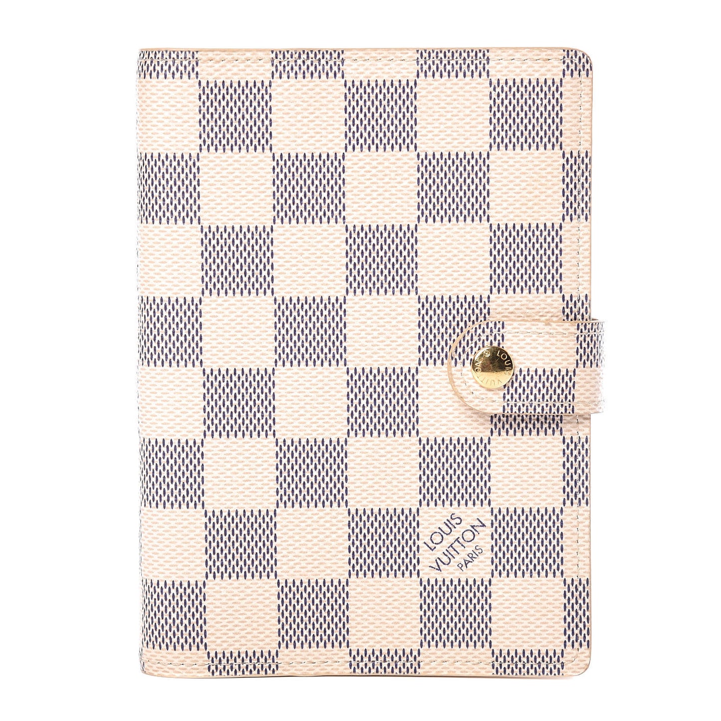 Damier Azur Small Ring Agenda Cover