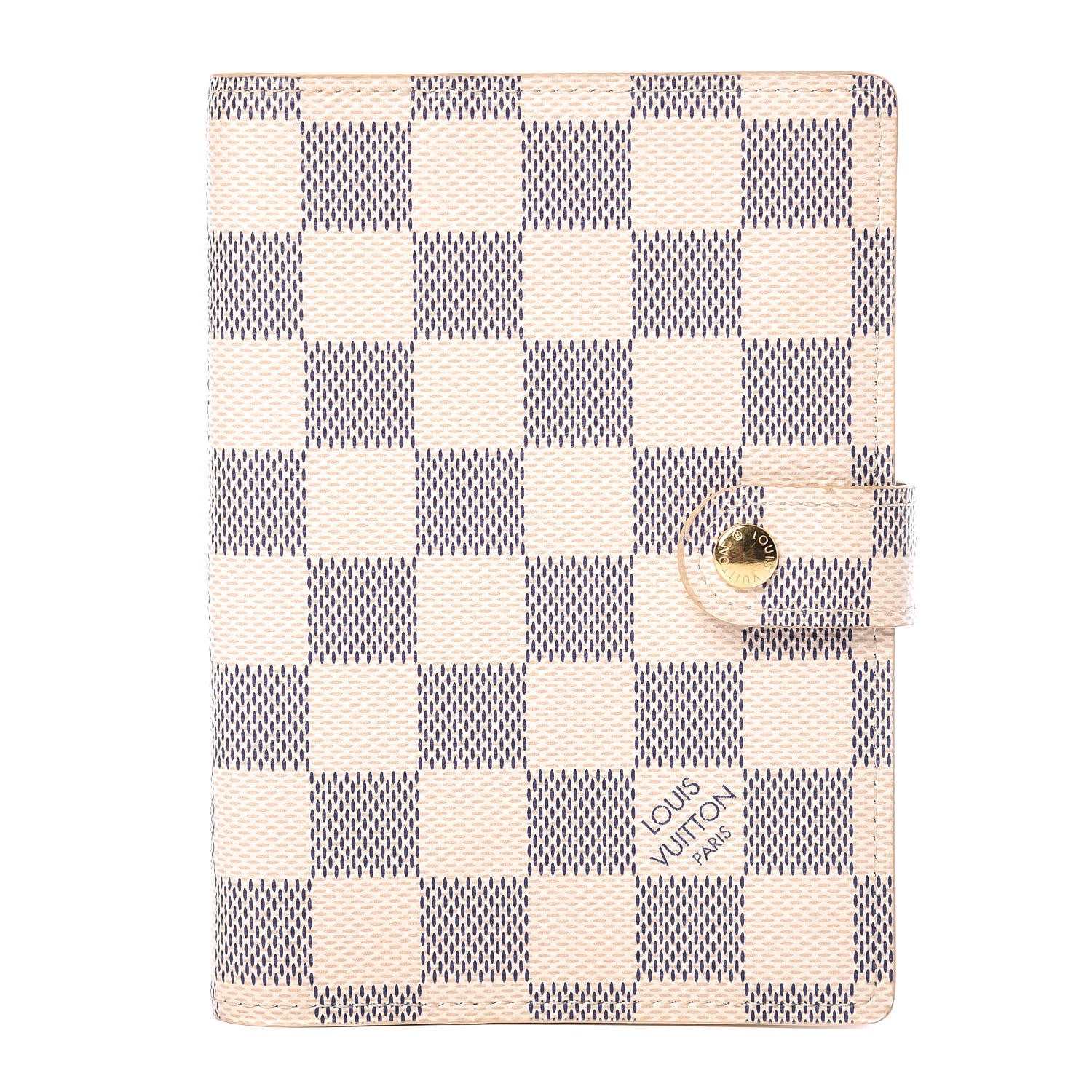 Louis Vuitton Damier Azur Small Ring Agenda Cover 1 of 7