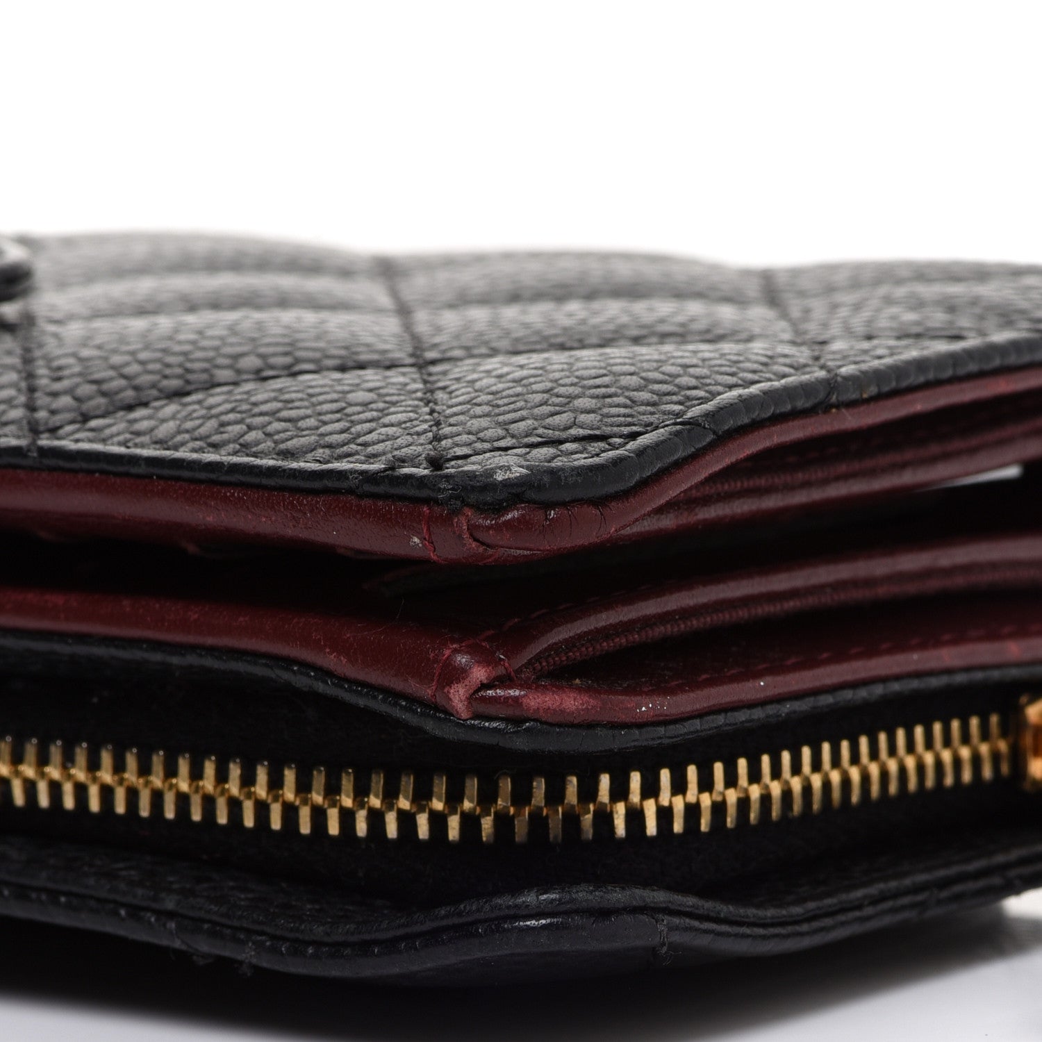 Chanel Caviar Quilted CC French Wallet Black 12 of 15