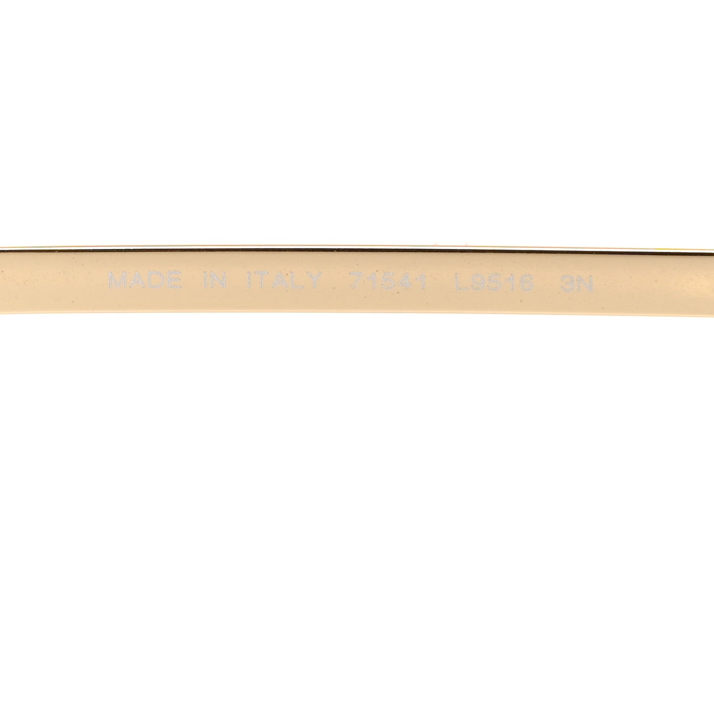 Metal Logo Square Sunglasses 71541 Gold