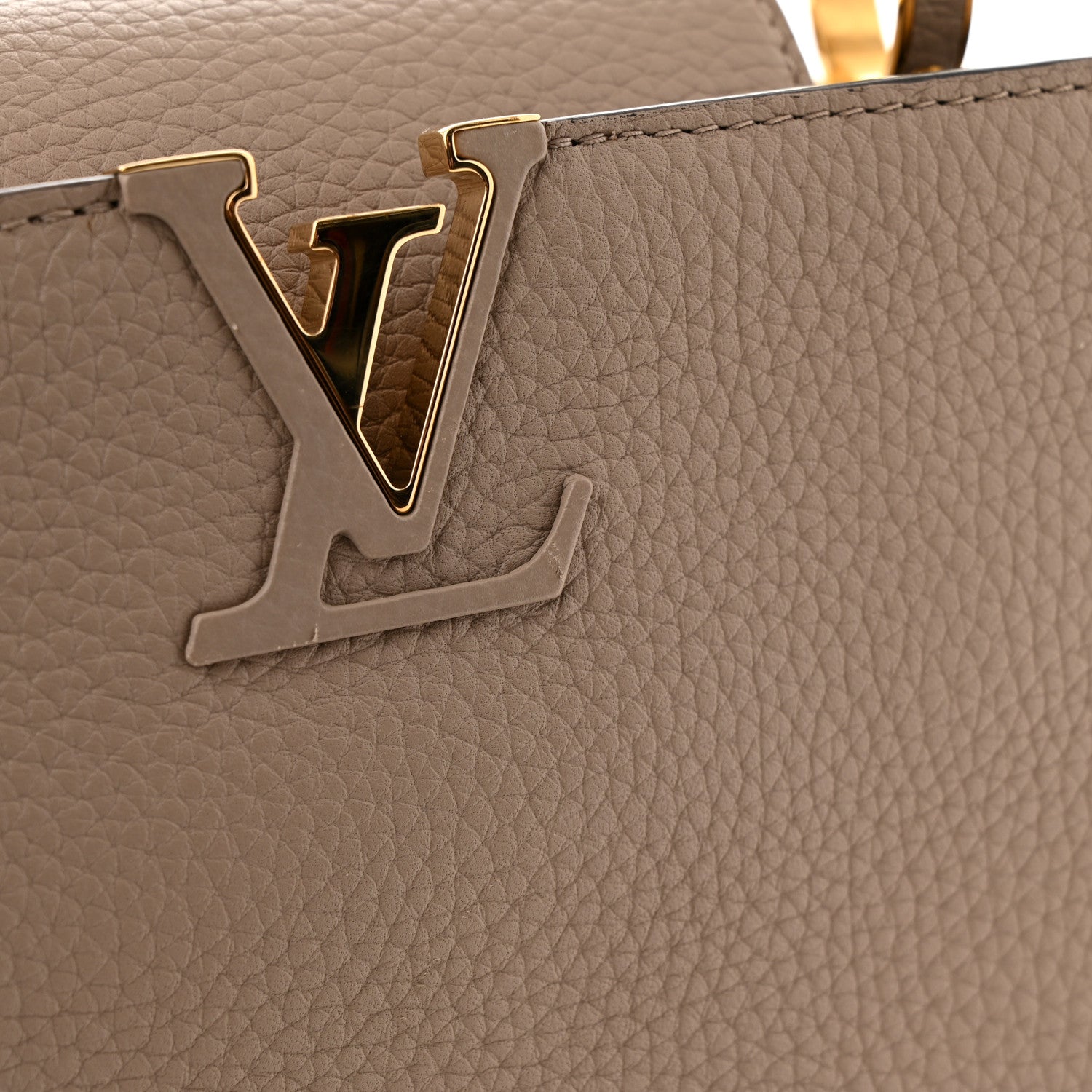 Louis Vuitton Taurillon Capucines BB Galet 11 of 11