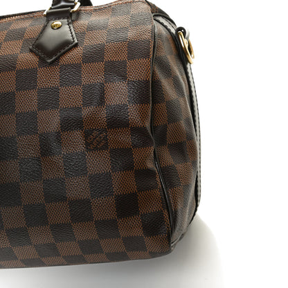 Louis Vuitton Damier Ebene Speedy Bandouliere 25 12 of 16
