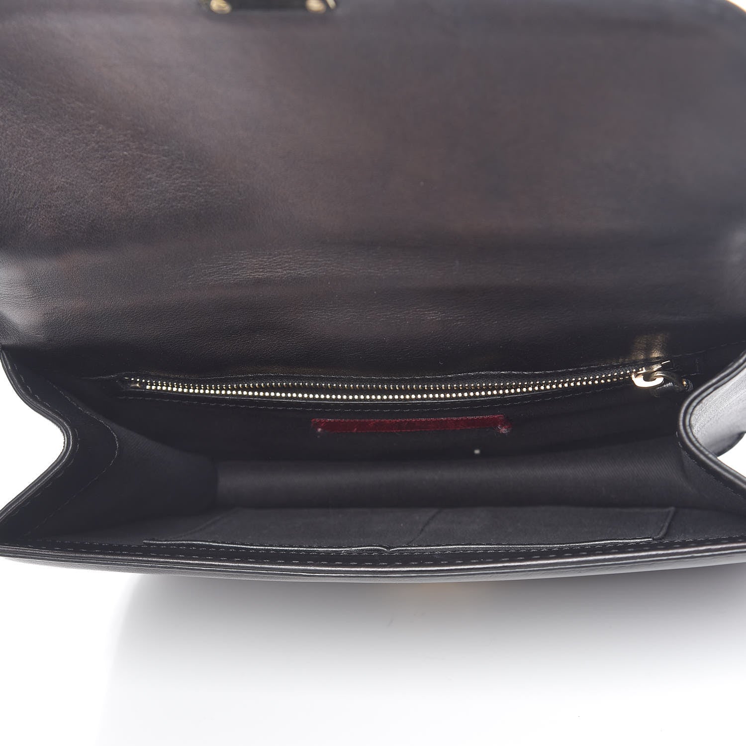 Valentino Garavani Vitello Medium Glam Lock Rockstud Flap Black 5 of 19