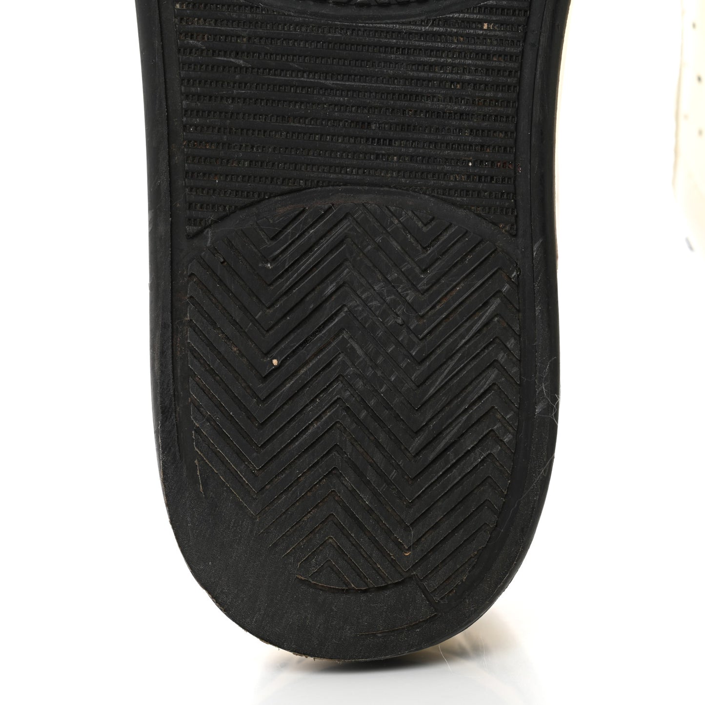 Calfskin Womens Logo Sneakers 39.5 White Black