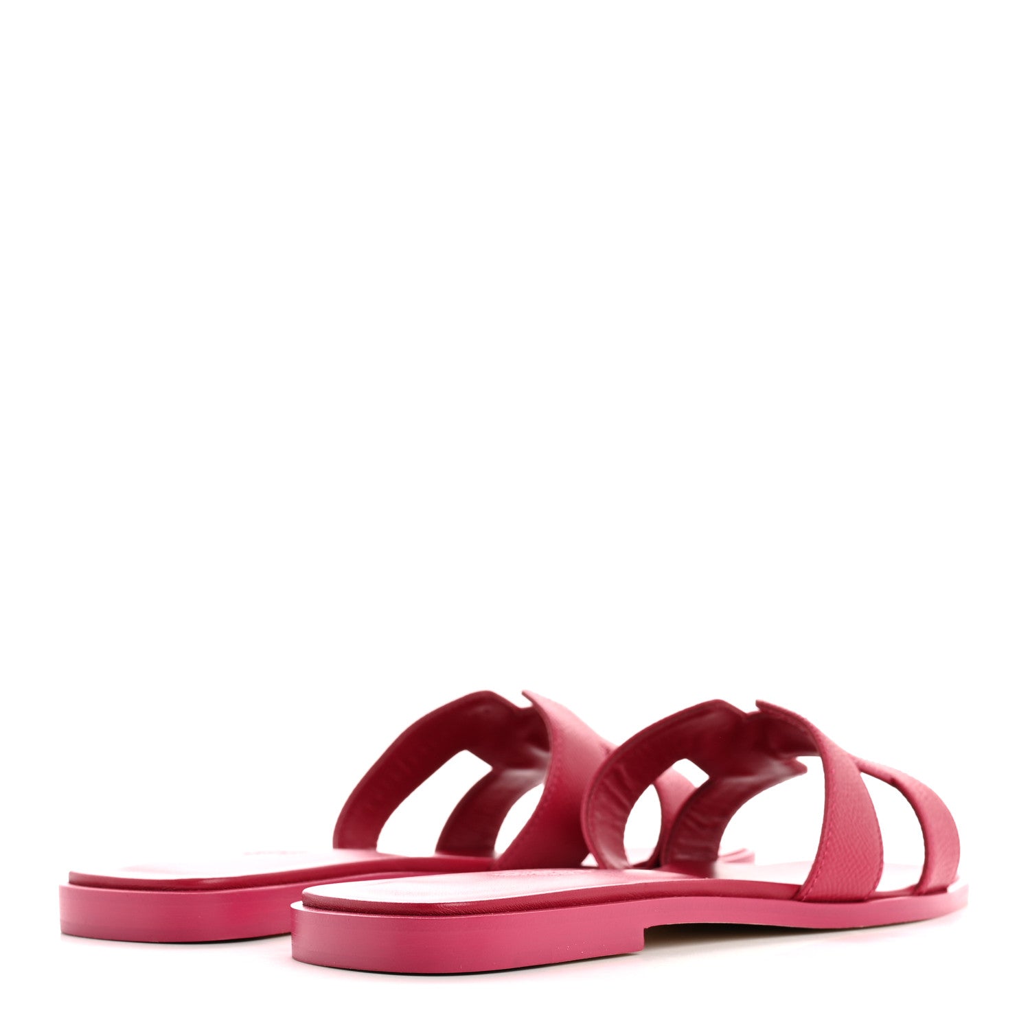 Hermes Epsom Oran Sandals 38 Rose Magenta 5 of 10