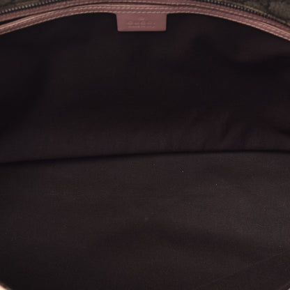 Gucci GG Supreme Monogram Medium Zippered Shopping Tote Pink 5 of 13