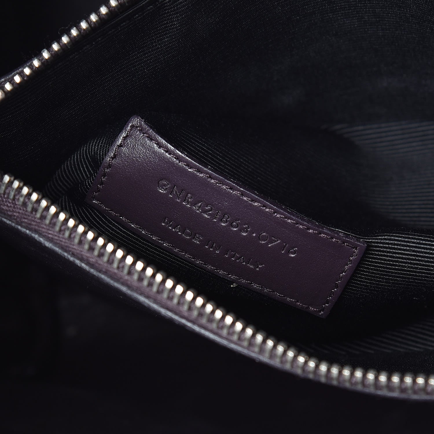 Saint Laurent Grained Calfskin Baby Sac De Jour Deep Purple 8 of 24