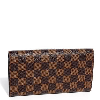 Louis Vuitton Damier Ebene Sarah Wallet 3 of 8