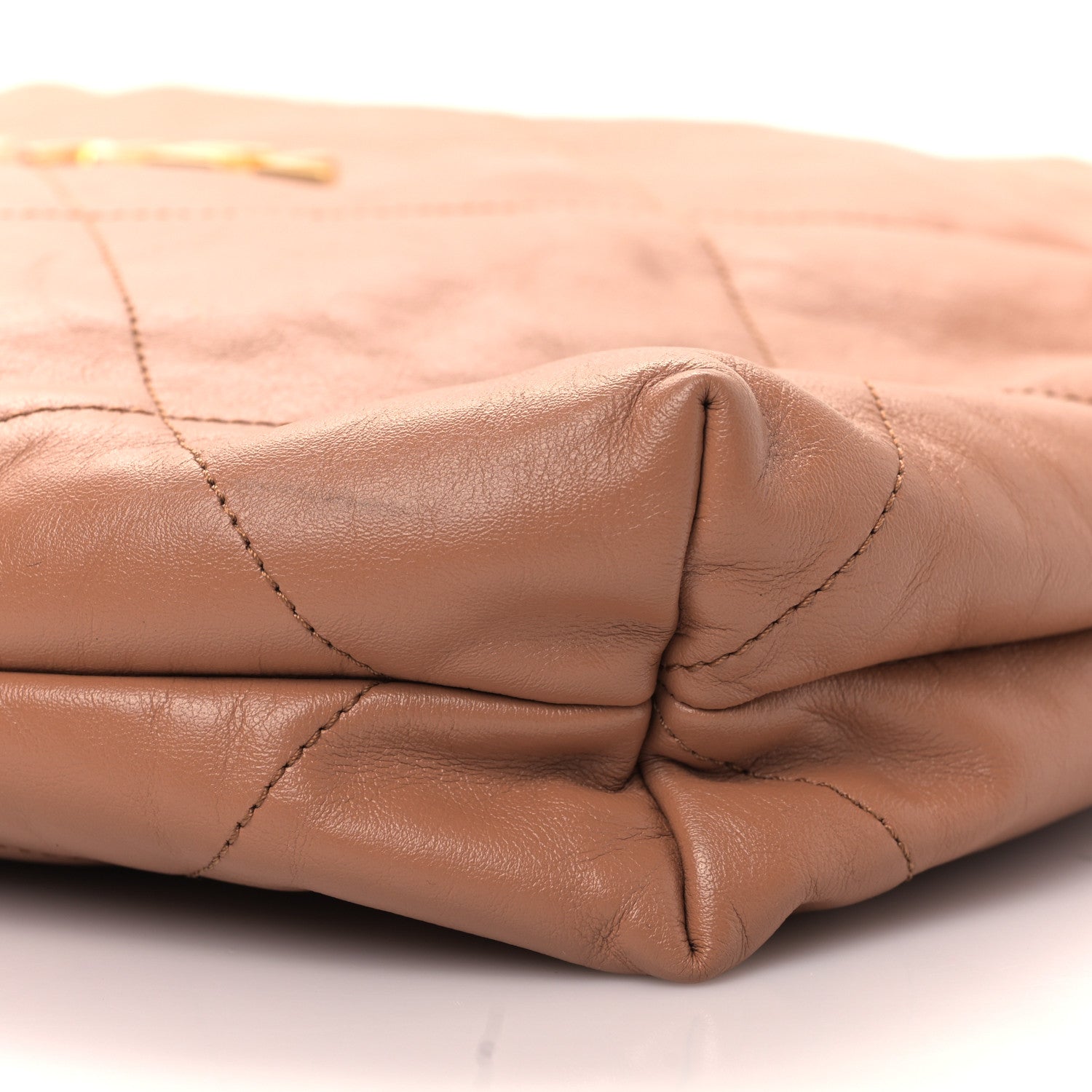 Chanel Shiny Calfskin Quilted Chanel 22 Camel 10 of 10