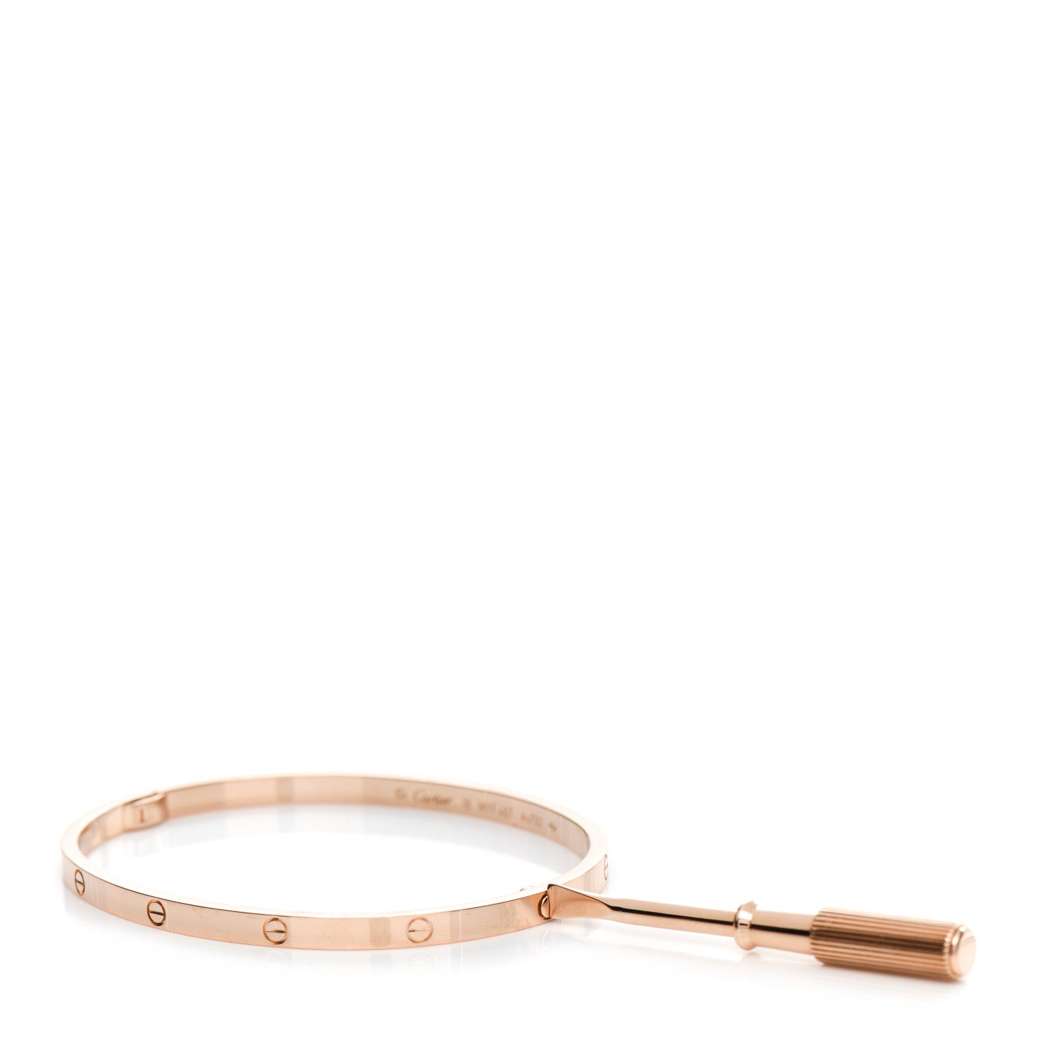 Cartier 18K Pink Gold Small LOVE Bracelet 18 4 of 5