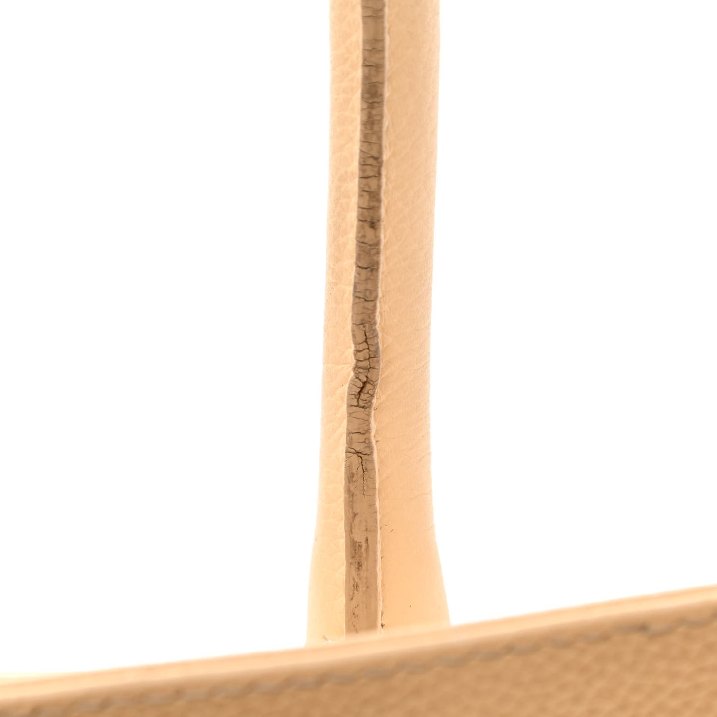 Calfskin Cerf Executive Shopper Tote Beige Clair