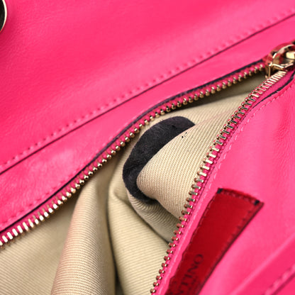 Valentino Garavani Vitello Medium Rockstud All Over Tote Pop Fuxia 8 of 12