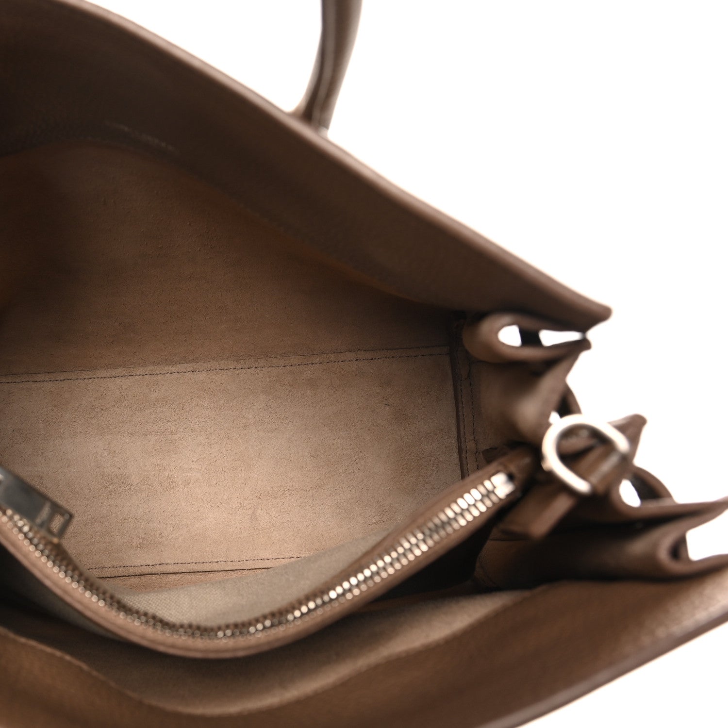 Saint Laurent Grained Calfskin Baby Sac De Jour Souple Dark Beige 6 of 12