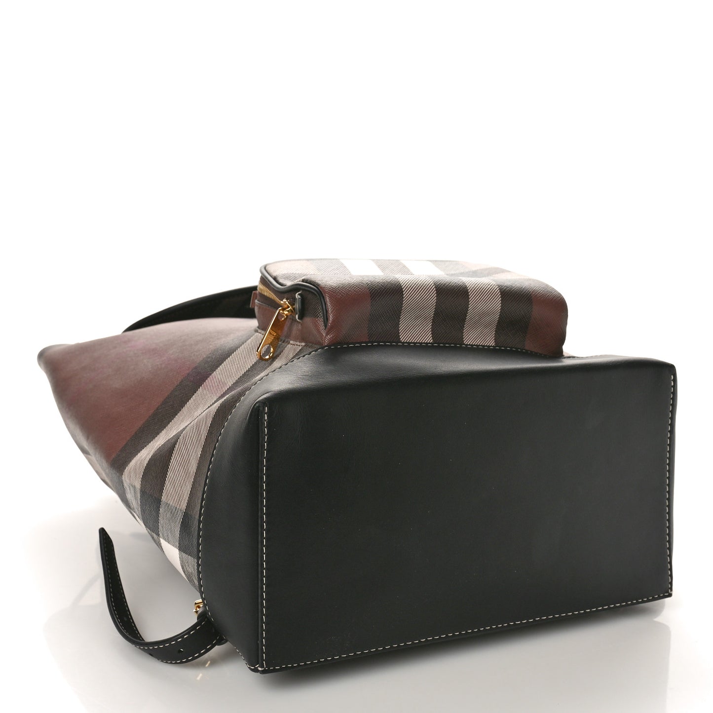E-Canvas Check Medium Backpack Dark Birch Brown