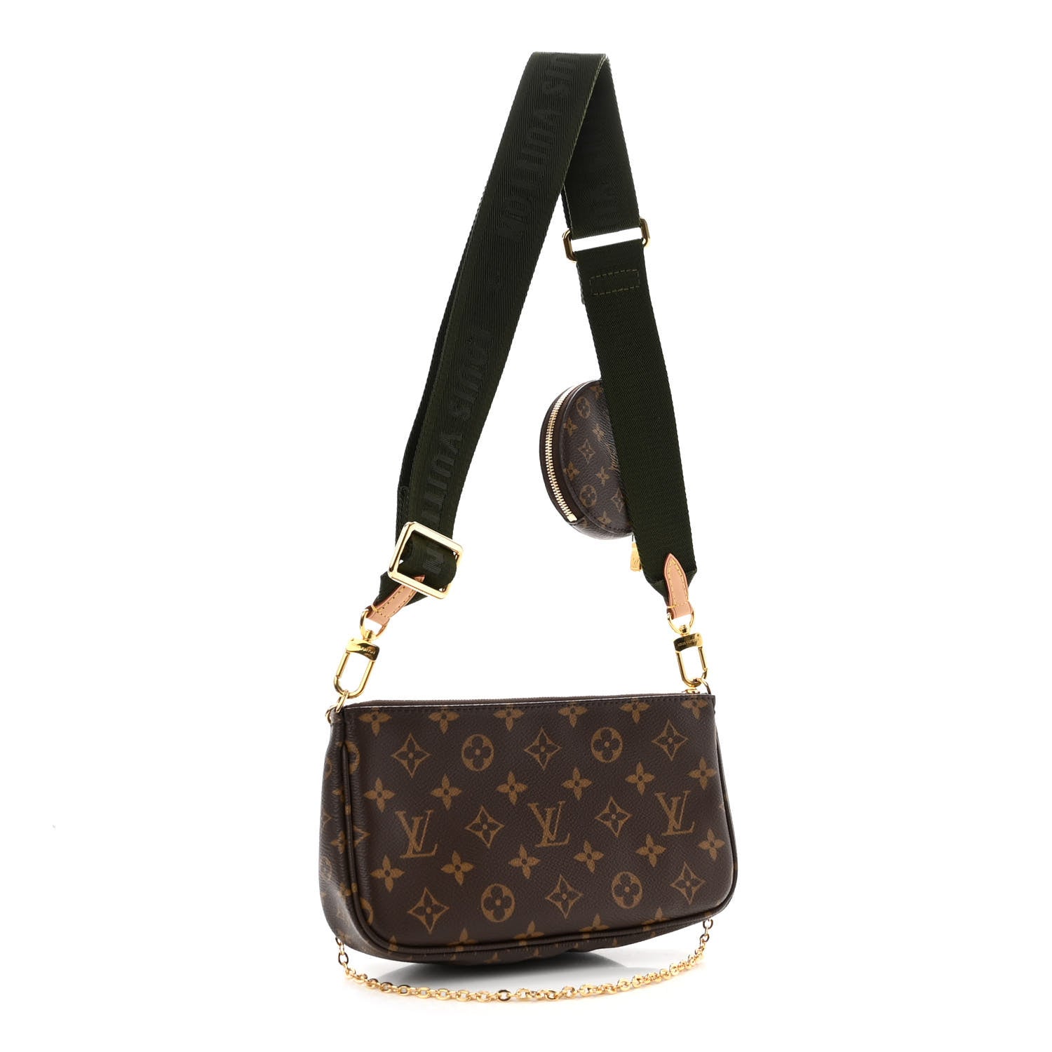 Louis Vuitton Monogram Multi Pochette Accessories Kaki 3 of 10