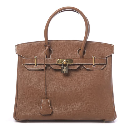 Hermes Togo Birkin 30 Gold 1 of 11