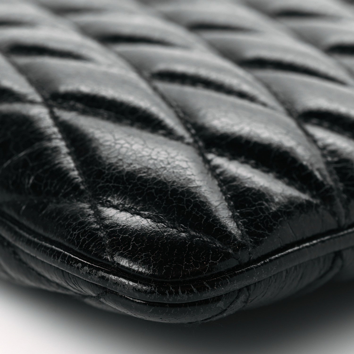 Miu Miu Vitello Shine Trapu Zip Crossbody Bag Black 9 of 10