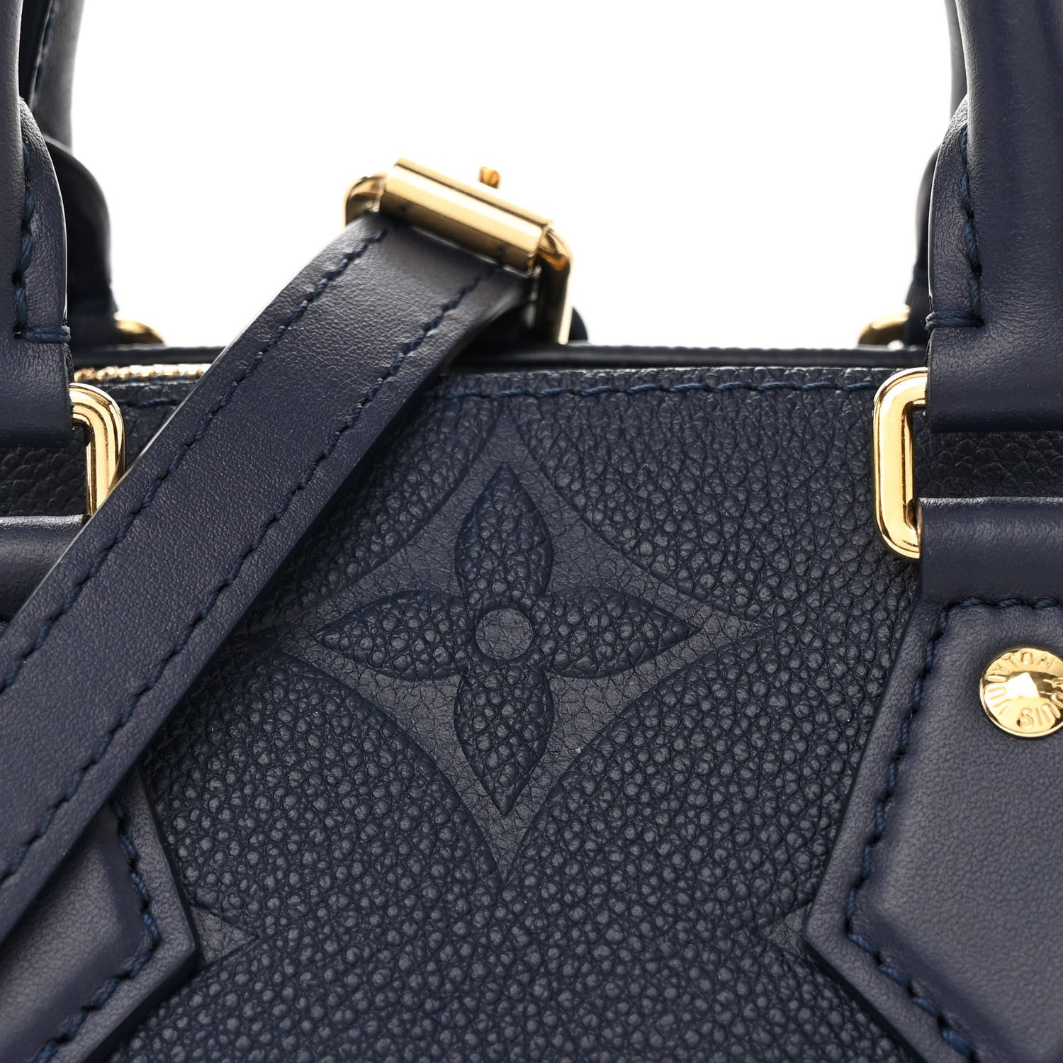 Louis Vuitton Empreinte Monogram Giant Speedy Bandouliere 20 Navy 7 of 9