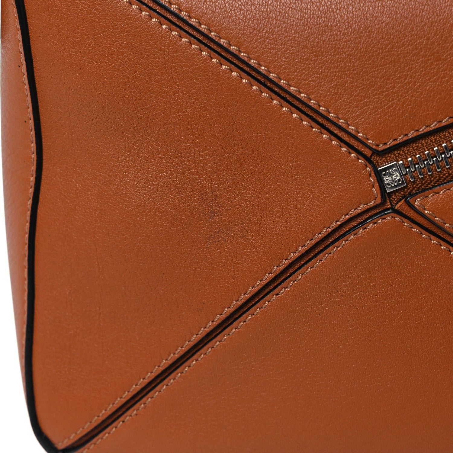 Loewe Calfskin Small Puzzle Bag Tan 14 of 14