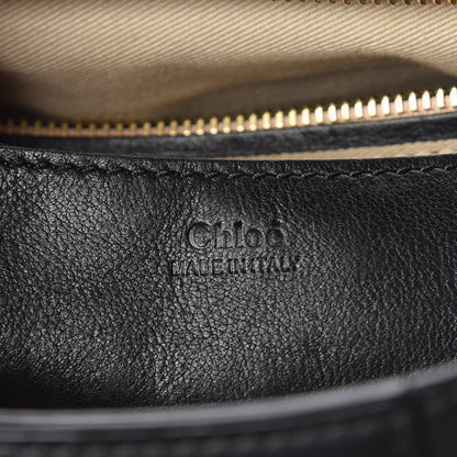 Chloe Grained Lambskin Calfskin Medium Lexa Shoulder Bag Black 7 of 14