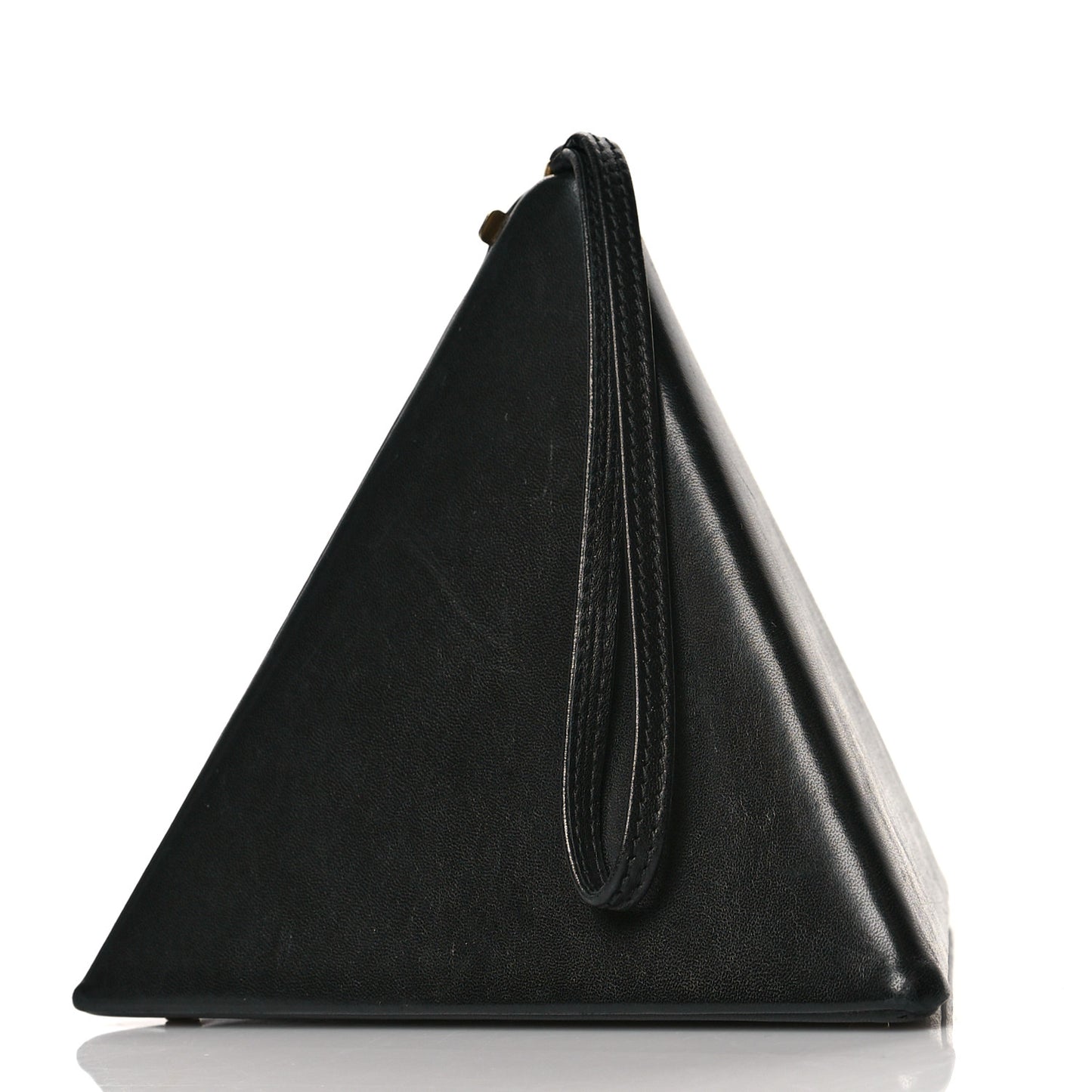 Lambskin Pyramid Clutch Black
