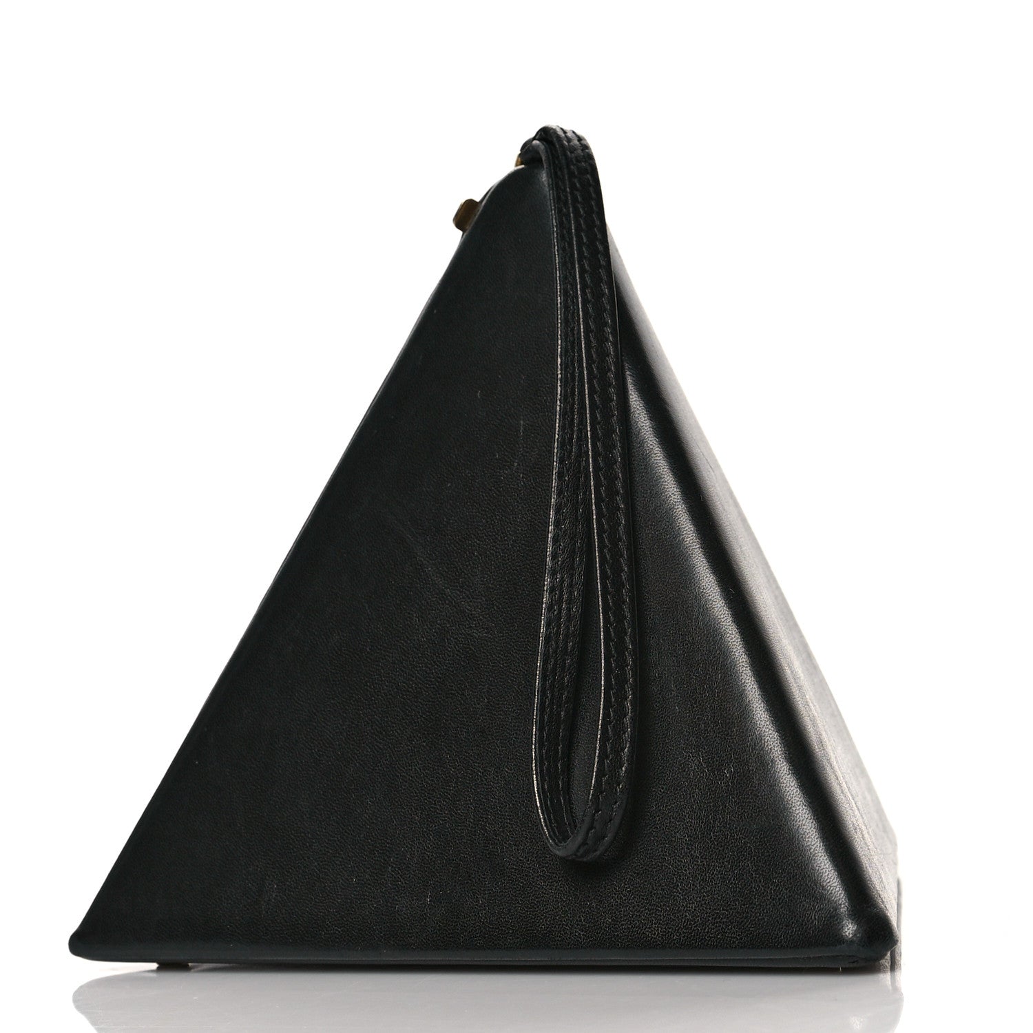 Saint Laurent Lambskin Pyramid Clutch Black 3 of 11