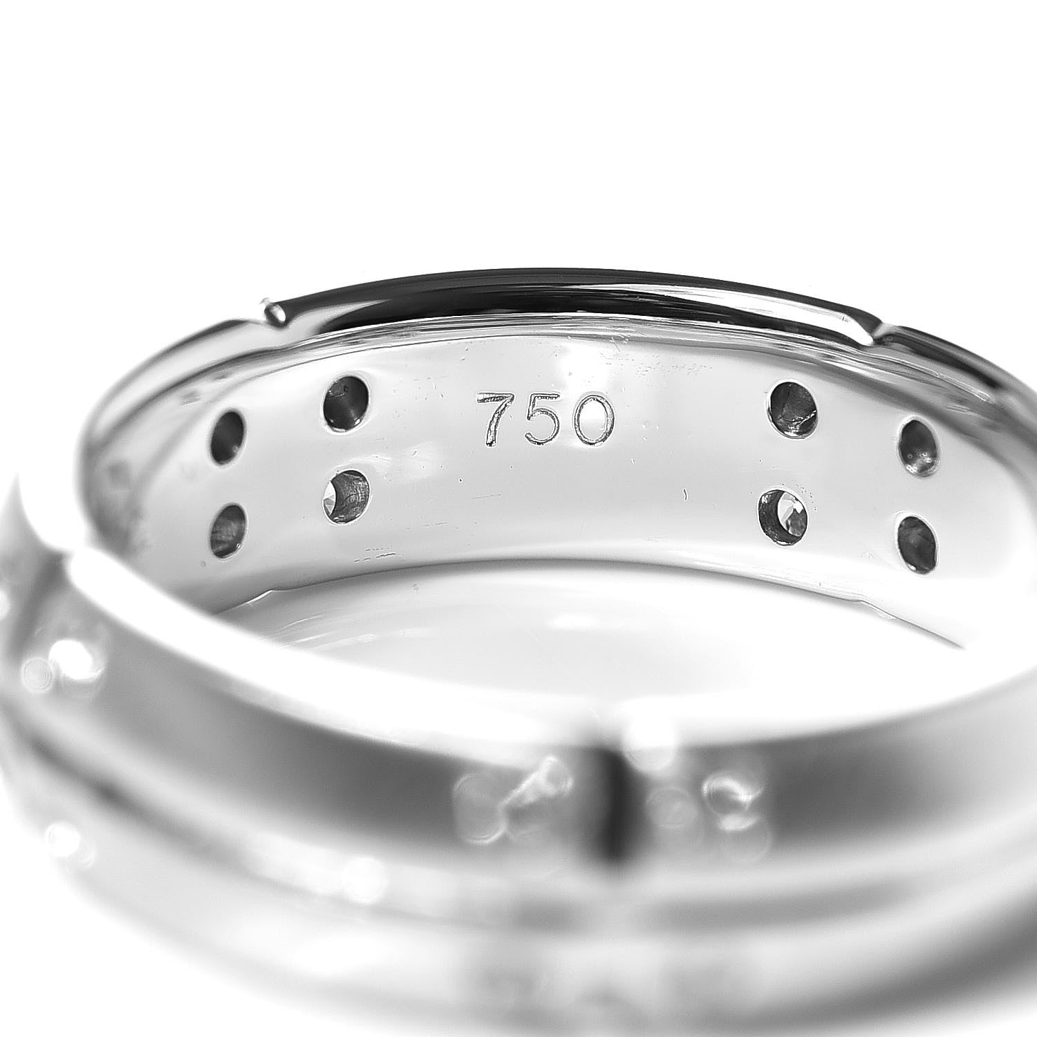 Tiffany 18K White Gold Diamond Streamerica Ring 47 4 4 of 6